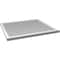 Ekena Millwork Vertical Surface Mount PVC Gable Vent: Functional, w/ 2"W x 2"P Brickmould Sill Frame, 42"W x 38"H GVPVE42X3803SF - alternate 5
